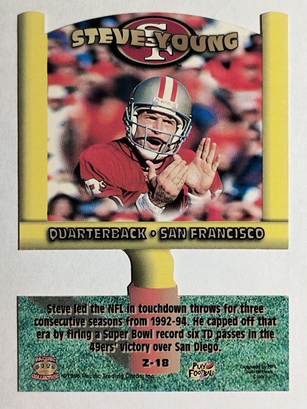 1996 Pacific The Zone #18 Steve Young