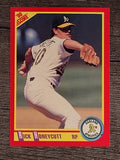 1990 Score #317 Rick Honeycutt