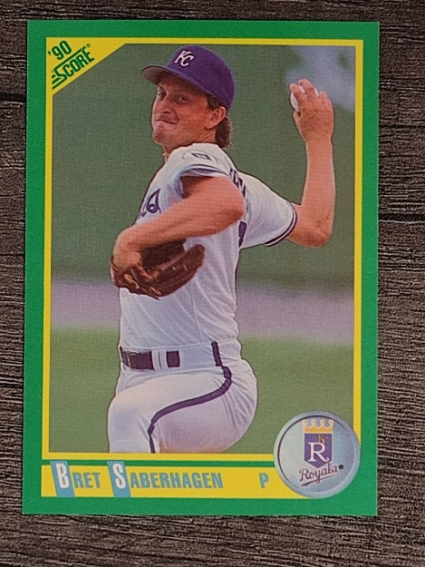 1990 Score #195B Bret Saberhagen COR/Joker