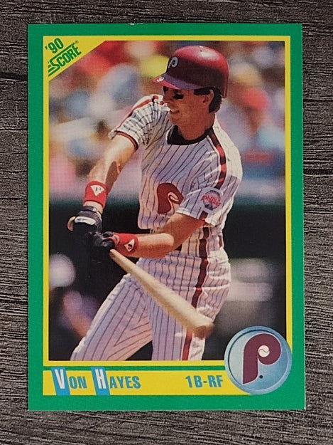 1990 Score #36 Von Hayes
