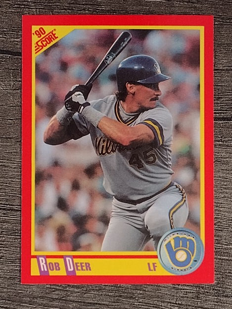 1990 Score #390 Rob Deer