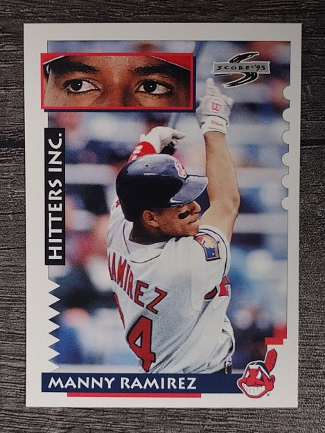 1995 Score #568 Manny Ramirez HIT