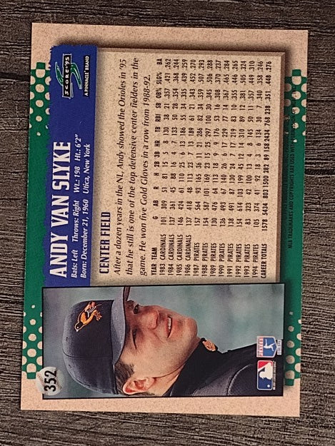 1995 Score You Trade Em #352T Andy Van Slyke