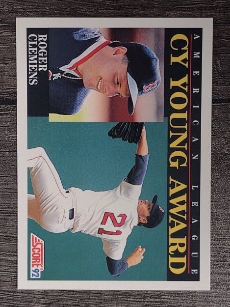 1992 Score #790 Roger Clemens CY