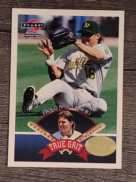 1997 Score Premium Stock Hobby Reserve #544 Jason Giambi TG