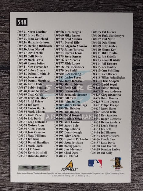 1997 Score #548 Ken Griffey Jr. CL