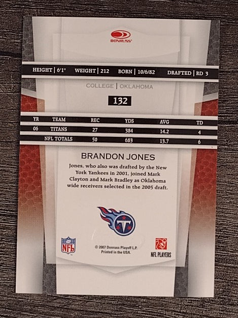 2007 Leaf Certified Materials #132 Brandon Jones