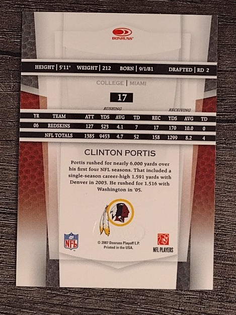 2007 Leaf Certified Materials #17 Clinton Portis
