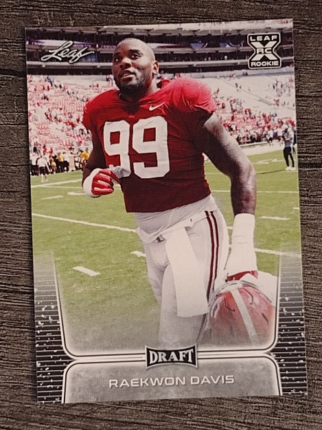 2020 Leaf Draft #53 Raekwon Davis