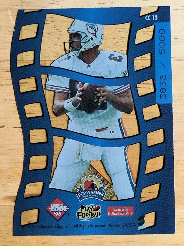 1996 Collector's Edge Advantage Crystal Cuts #CC13 Dan Marino