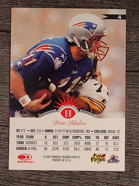 1997 Leaf #4 Drew Bledsoe