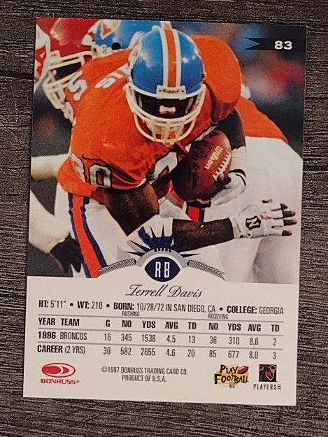 1997 Leaf #83 Terrell Davis
