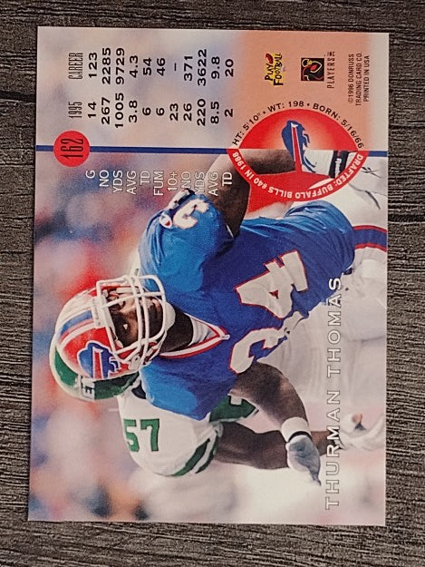 1996 Leaf #162 Thurman Thomas