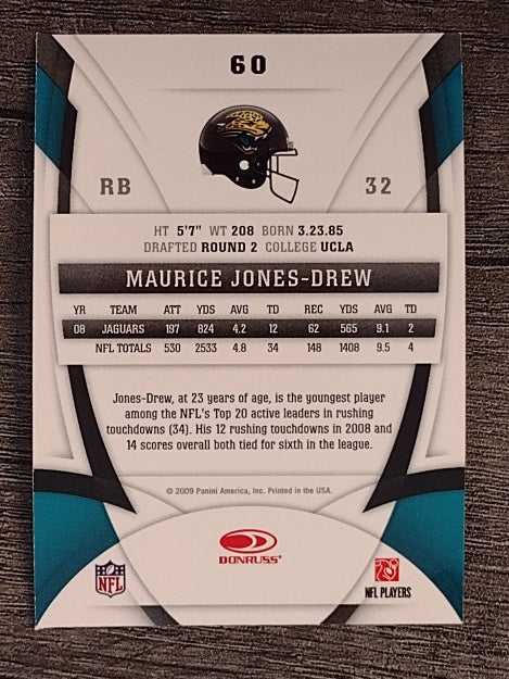 2009 Certified #60 Maurice Jones-Drew