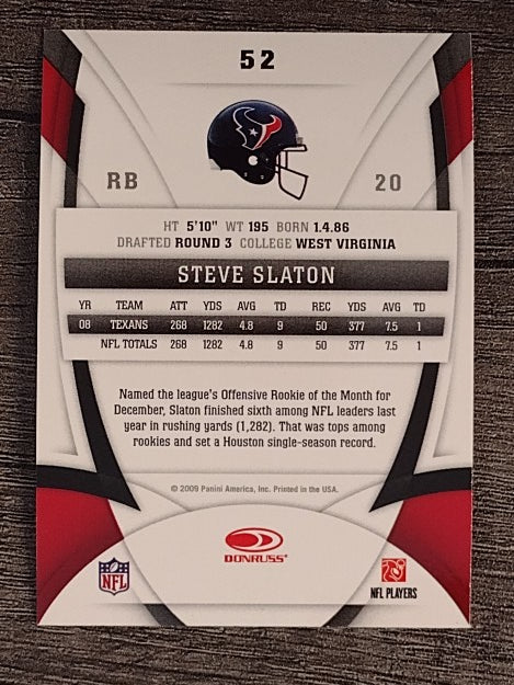 2009 Certified #52 Steve Slaton