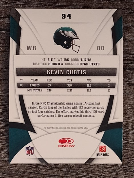2009 Certified #94 Kevin Curtis