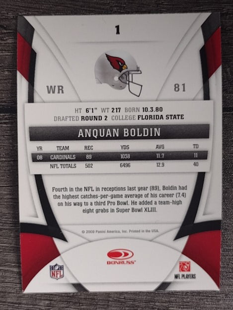 2009 Certified #1 Anquan Boldin