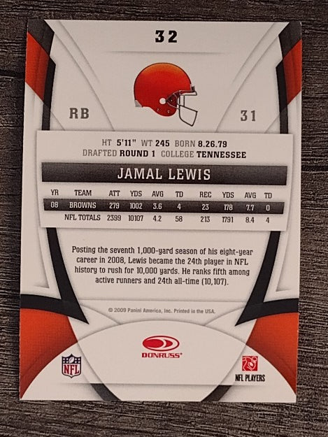 2009 Certified #32 Jamal Lewis