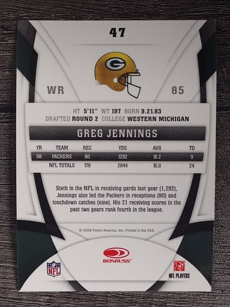 2009 Certified #47 Greg Jennings