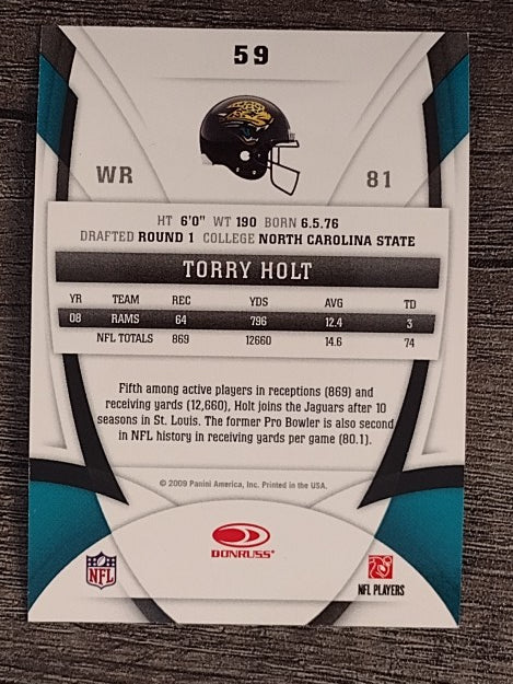 2009 Certified #59 Torry Holt