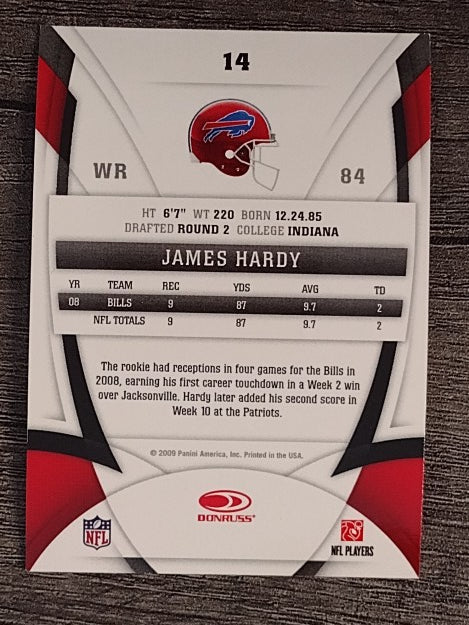 2009 Certified #14 James Hardy