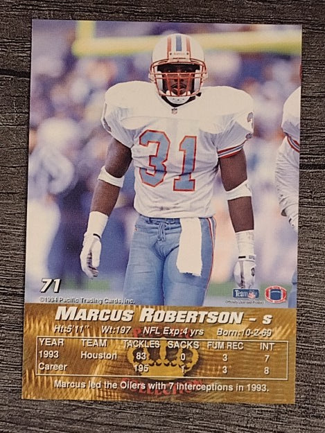1994 Pacific #71 Marcus Robertson