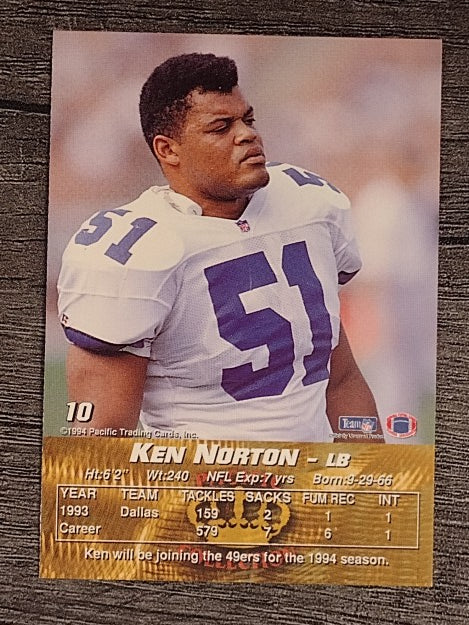 1994 Pacific #10 Ken Norton