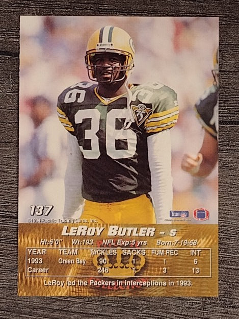 1994 Pacific #137 LeRoy Butler
