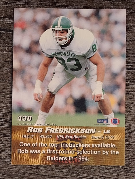 1994 Pacific #430 Rob Fredrickson RC