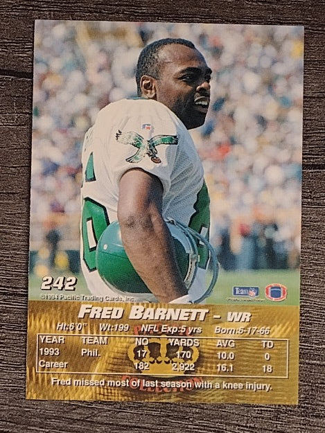 1994 Pacific #242 Fred Barnett