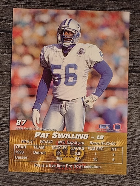 1994 Pacific #87 Pat Swilling