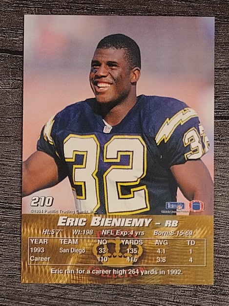 1994 Pacific #210 Eric Bieniemy