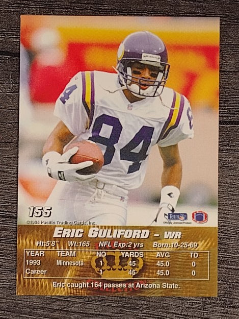 1994 Pacific #155 Eric Guliford RC