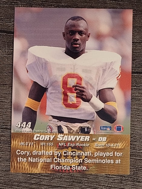 1994 Pacific #444 Corey Sawyer RC