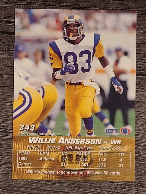 1994 Pacific #343 Flipper Anderson