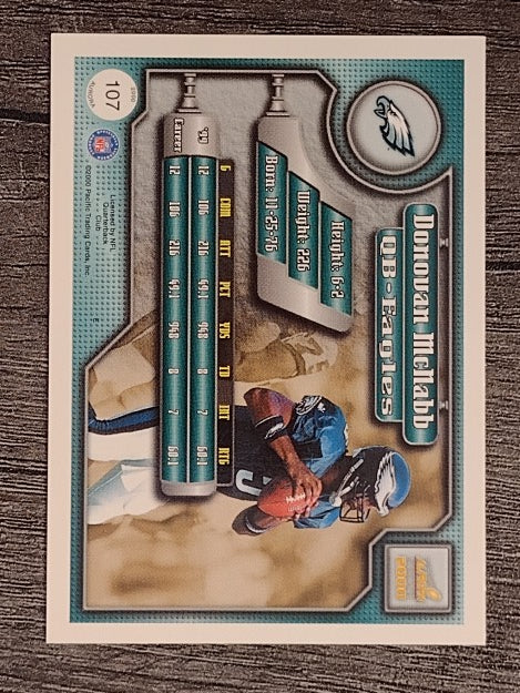 2000 Aurora #107 Donovan McNabb