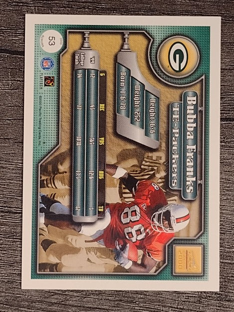 2000 Aurora #53 Bubba Franks RC