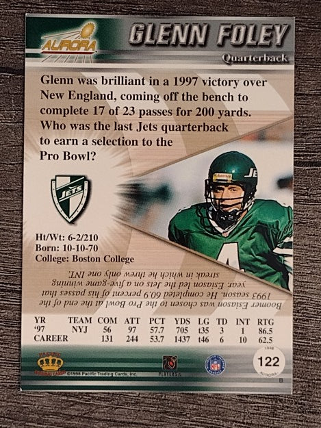 1998 Aurora #122 Glenn Foley