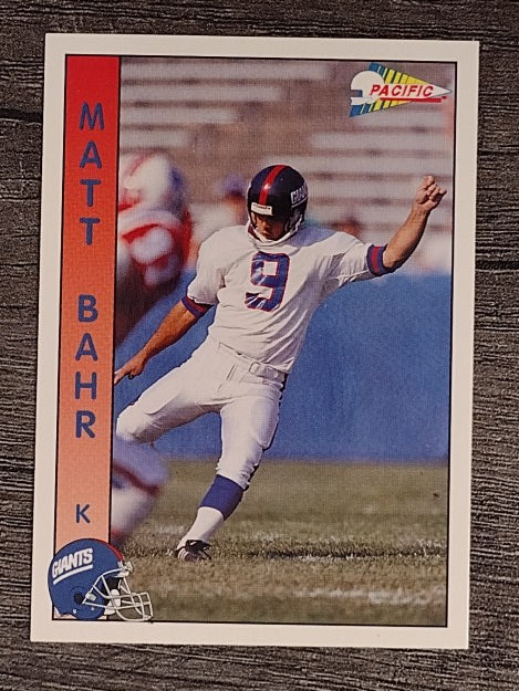 1992 Pacific #210 Matt Bahr
