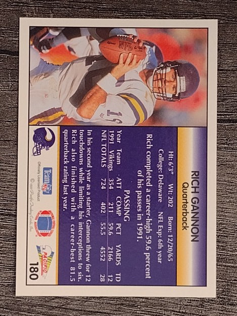 1992 Pacific #180 Rich Gannon
