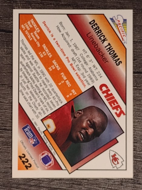 1991 Pacific #222 Derrick Thomas