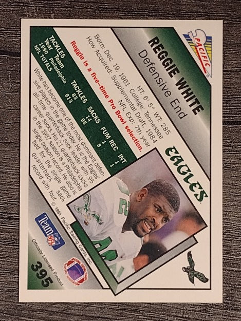 1991 Pacific #395 Reggie White