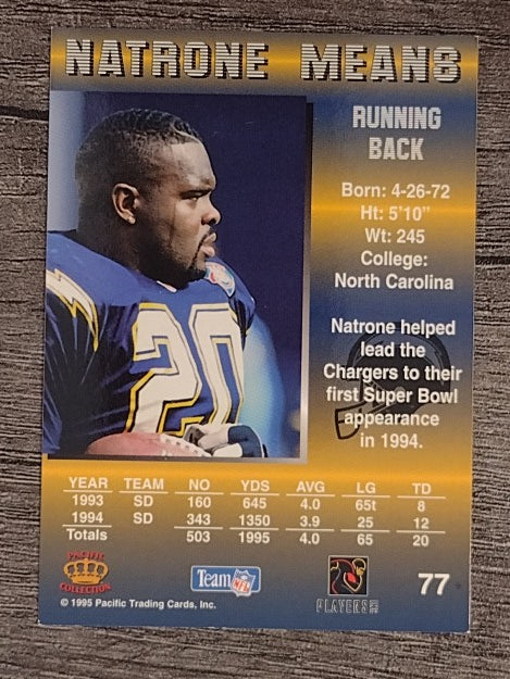 1995 Pacific #77 Natrone Means