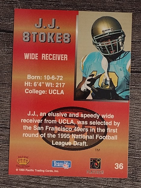 1995 Pacific #36 J.J. Stokes RC