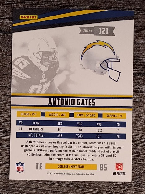 2012 Rookies and Stars #121 Antonio Gates