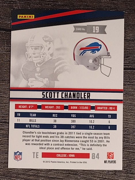 2012 Rookies and Stars #19 Scott Chandler