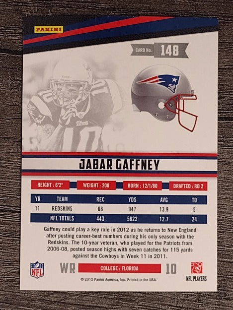 2012 Rookies and Stars #148 Jabar Gaffney