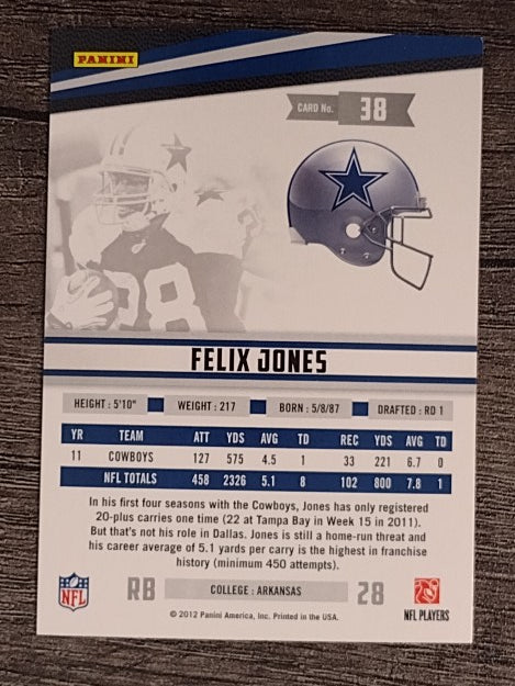2012 Rookies and Stars #38 Felix Jones