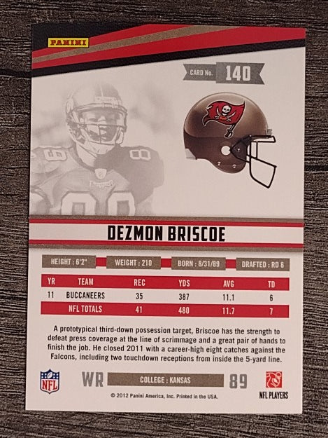 2012 Rookies and Stars #140 Dezmon Briscoe