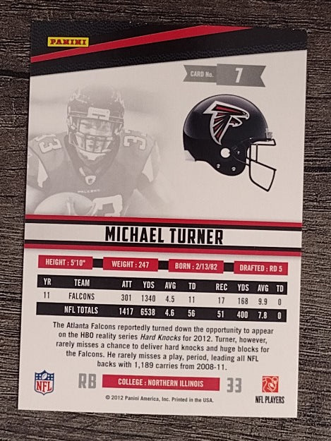 2012 Rookies and Stars #7 Michael Turner